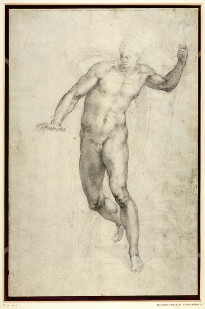 最後の審判のための研究（W.54直訳） 作： Michelangelo Buonarroti